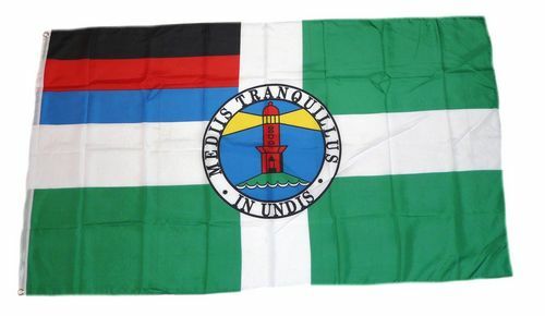 Fahne flagge insel borkum 90 - flagge,