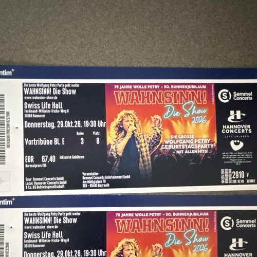Tickets wahnsinn die - 2,