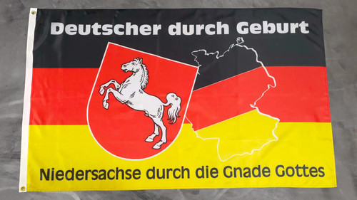 Fahne flagge niedersachsen - fahne,
