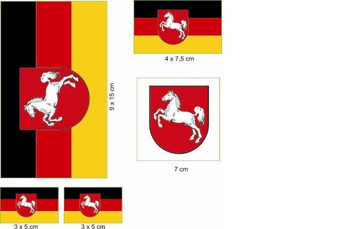 Aufkleberbogen niedersachsen - aufkleberbogen,