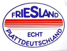 Souvenir-Aufkleber Friesland