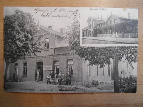 Emmeldorf bahnhof hittfeld - ak,