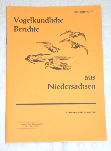 Vogelkundliche berichte aus - vogelkundliche,