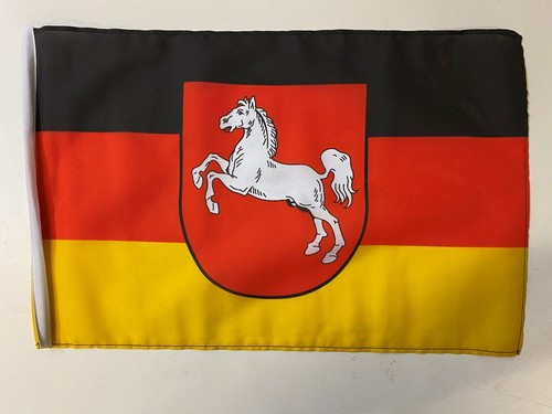 Niedersachsen stockfahne - niedersachsen,