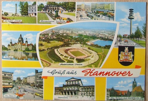 Hannover 1963 mehrbildkarte - hannover,