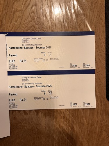 Kastelruther spatzen tickets - kastelruther, 2
